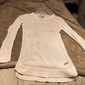 MK cream mesh sweater